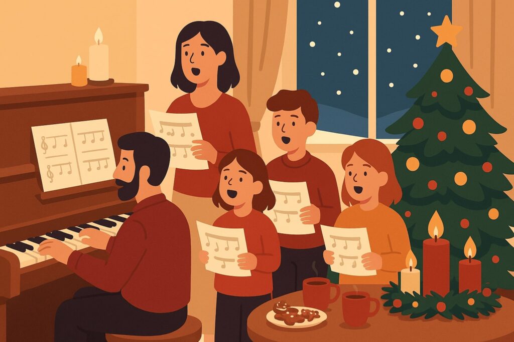 Пение у ёлки — традиция, передаваемая из поколения в поколение в Германии на Рождество