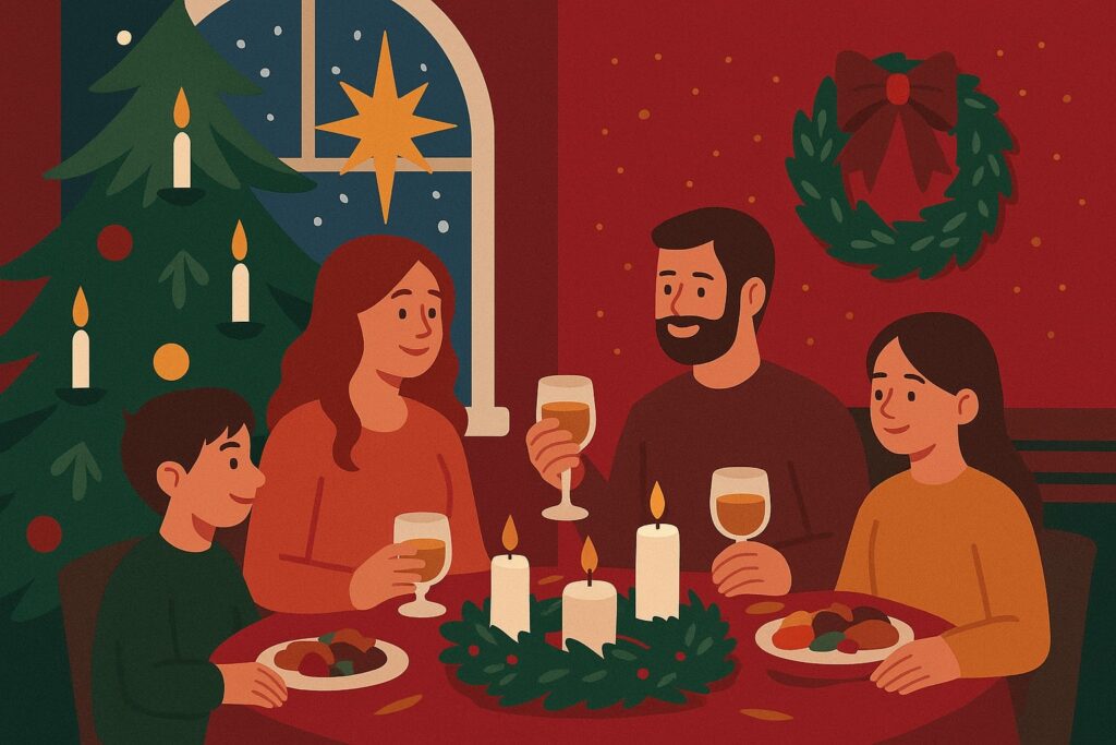 Каждое воскресенье немцы собираются за столом, зажигают новую свечу и проводят этот вечер вместе