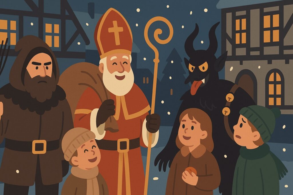 Кнехт Рупрехт и его “тёмные” спутники: Krampus и Belsnickel