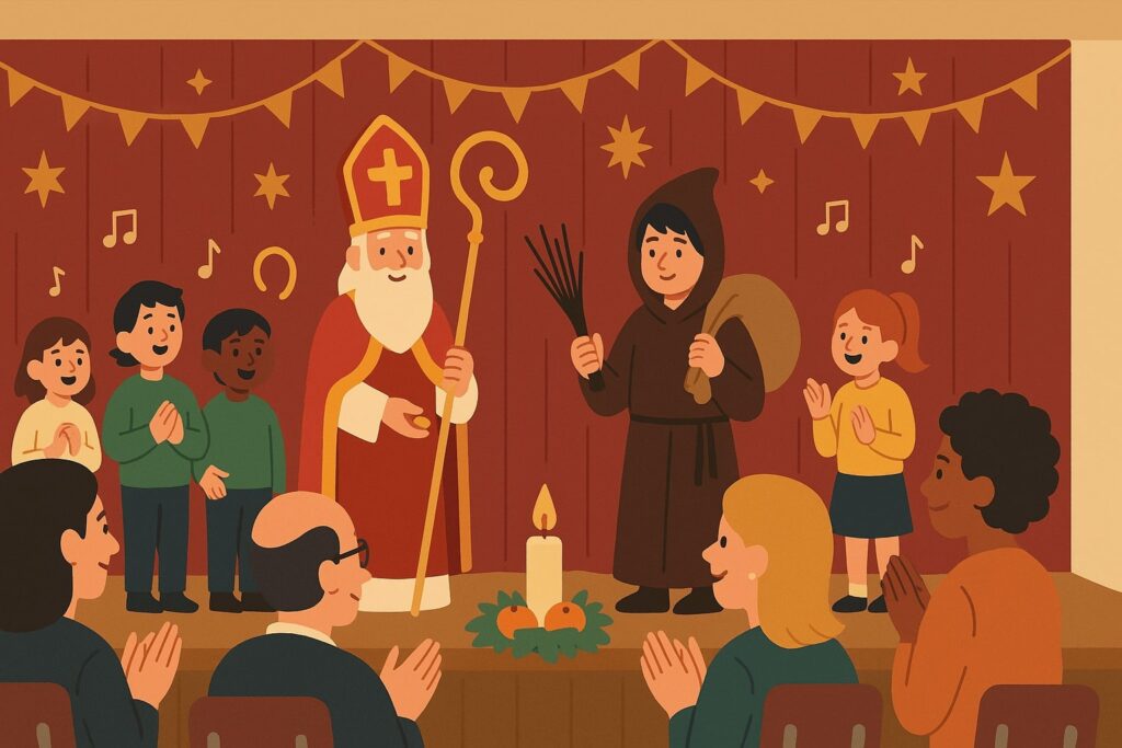 Школьные праздники и театрализованные представления на день Святого Николая