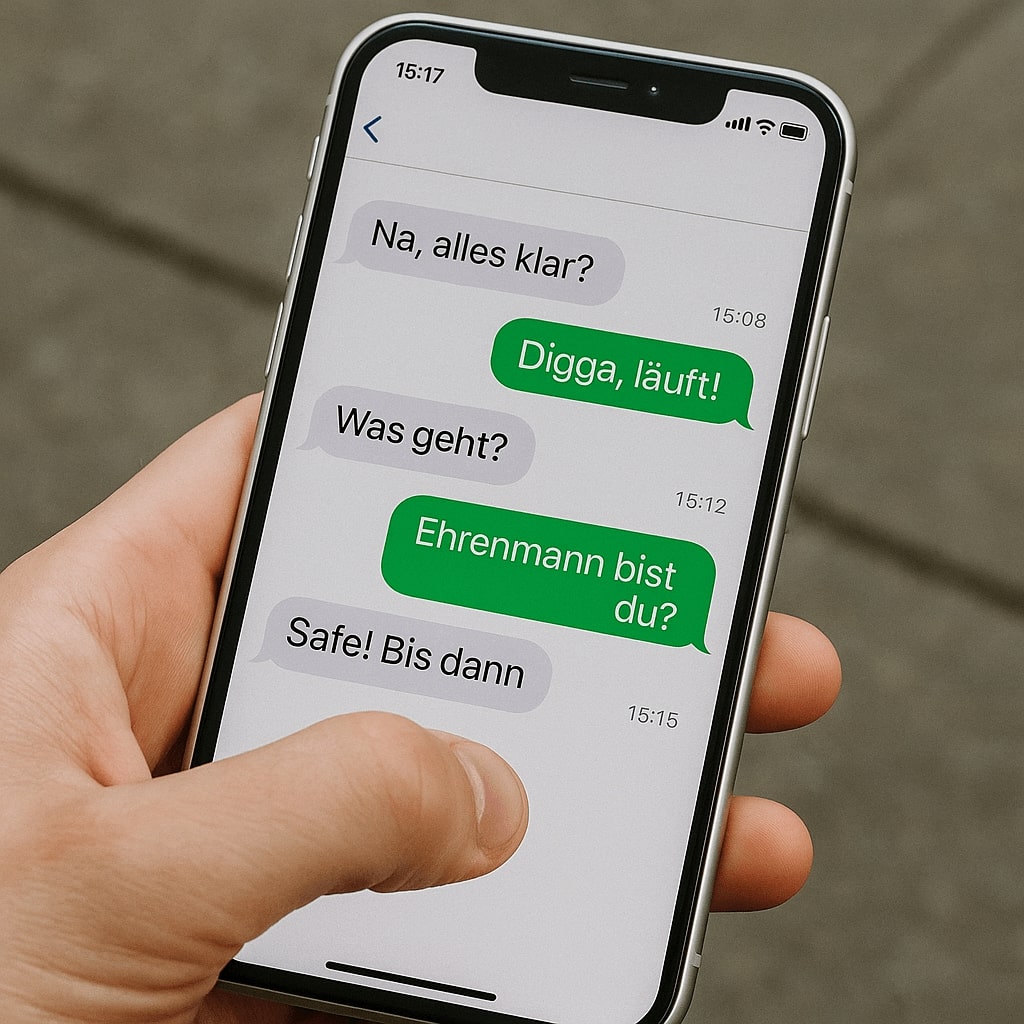 Молодые немцы часто используют короткие фразы. Сленг в Германии