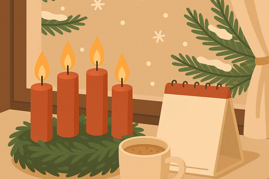 Адвент в Германии — история, венок со свечами и адвент-календарь