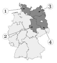 Mecklenburg-Vorpommern Karte