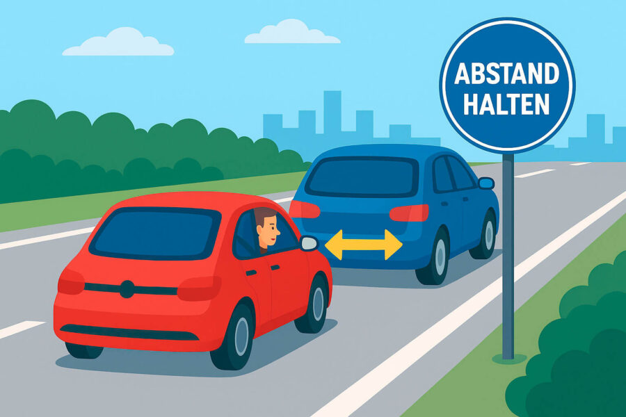Штрафы за нарушение дистанции в Германии (Abstand): какая ответственность