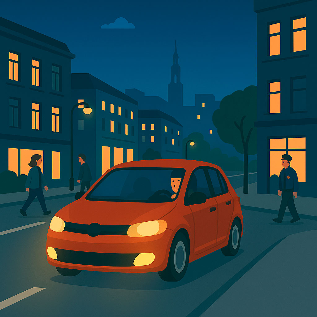 Основные правила использования света фар в Германии