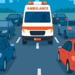 Штраф за отсутствие коридора безопасности (Rettungsgasse) в Германии