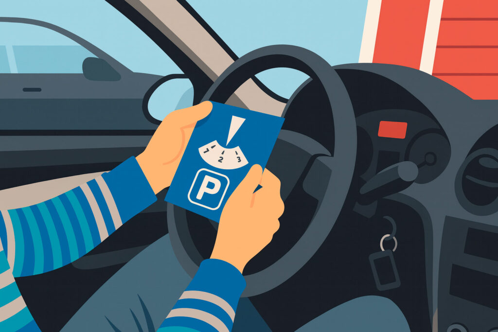 Штрафы за парковку без талона и без парковочного диска (Parkscheibe)