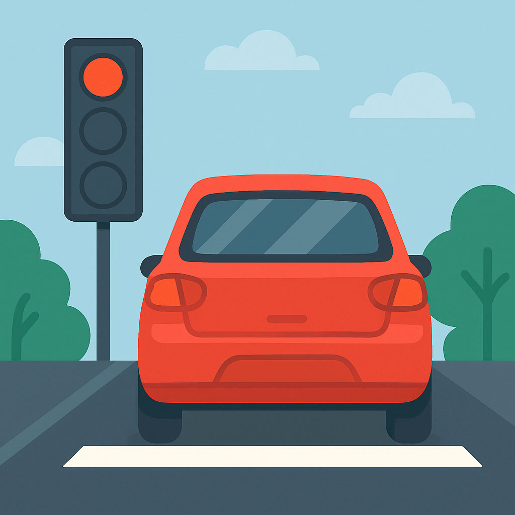 Проезд на красный свет в Германии. Какой штраф?