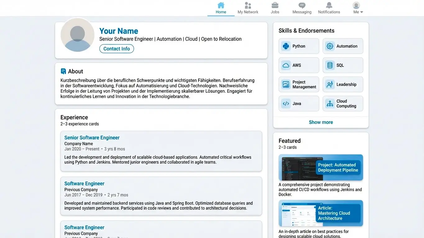 LinkedIn — ключевой инструмент для работы в Германии