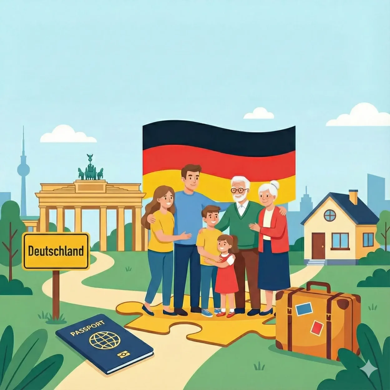 Семейное воссоединение в Германии: полное руководство