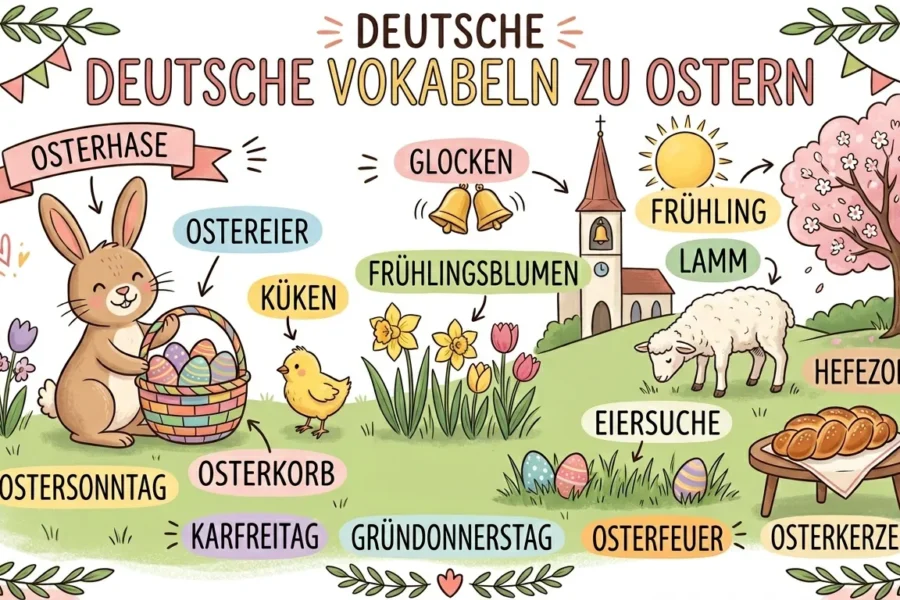 Немецкая лексика на тему «Пасха»