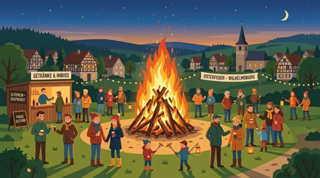 История пасхального костра в Германии
