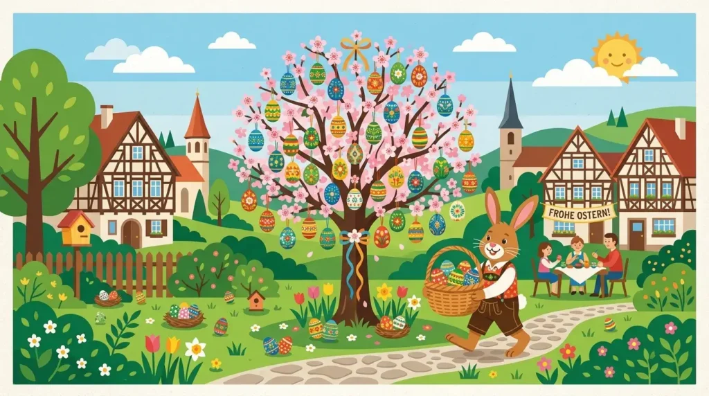 Традиция пасхальных яиц в Германии