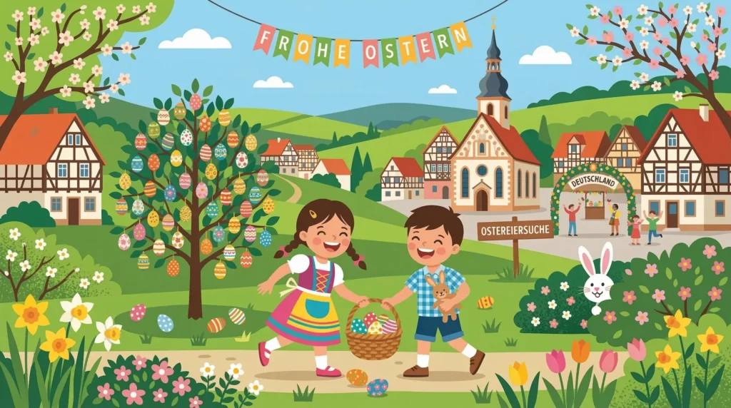 Какие дни празднуют на Пасху в Германии