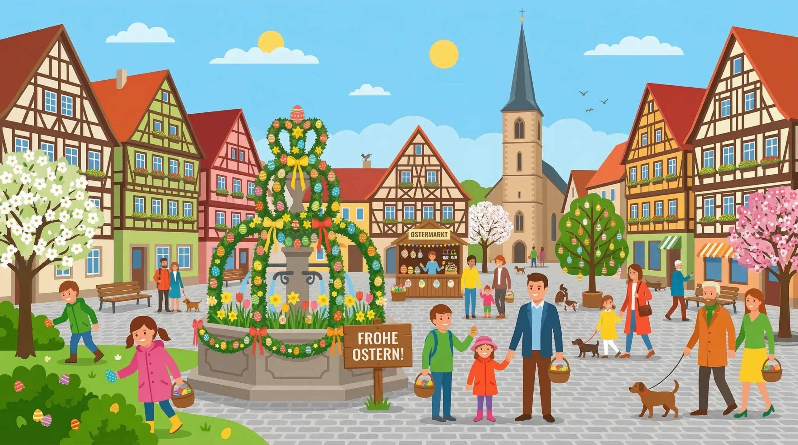 Какие дни выходные на Пасху в Германии?