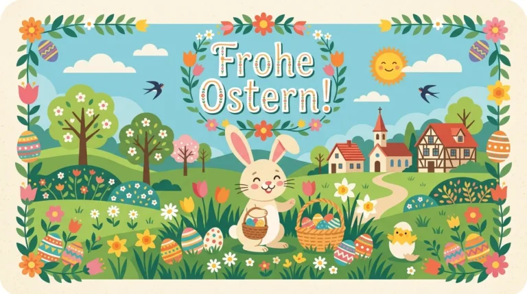 Пожелания и поздравления с Пасхой на немецком
